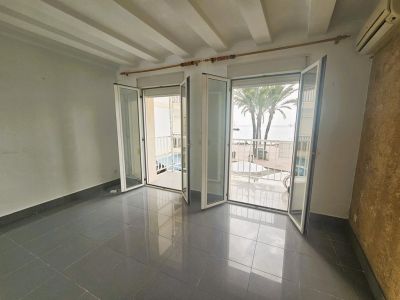 Living room with balcony access