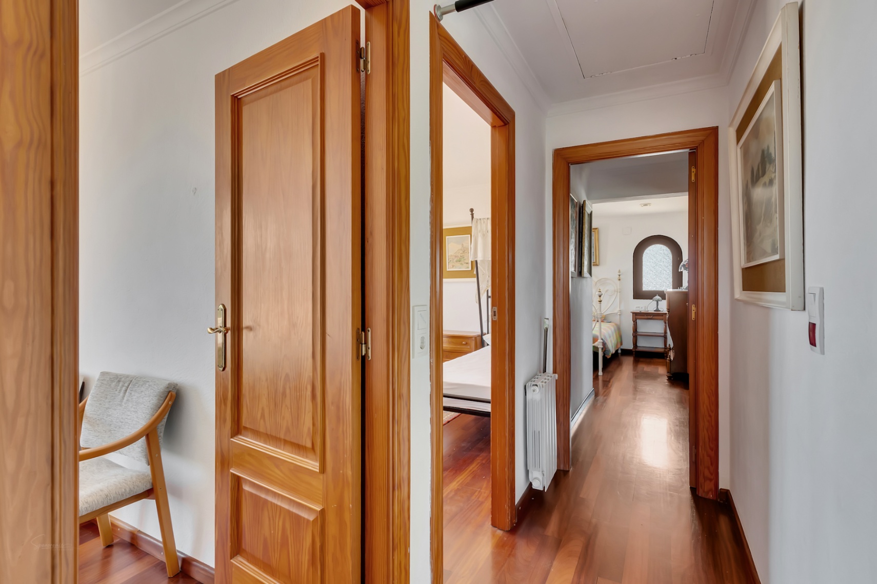 Hallway leading to bedrooms