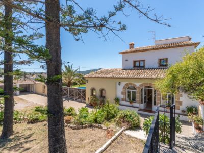 House exterior and garden