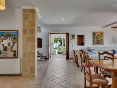 Living area and entrance