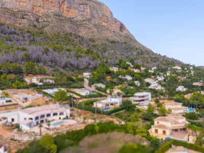 View of Montgó mountain and surroundings