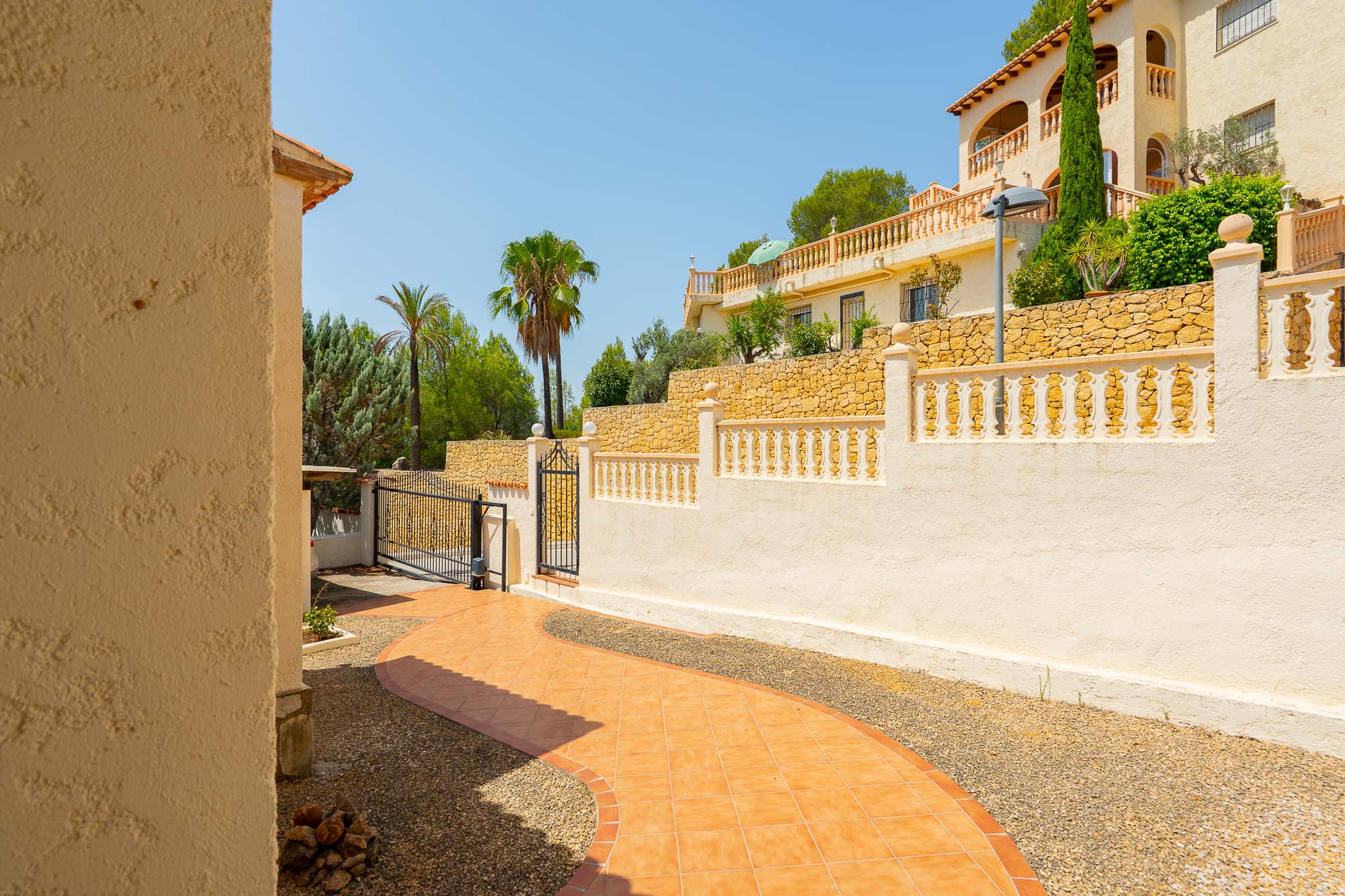 Property entrance and access path