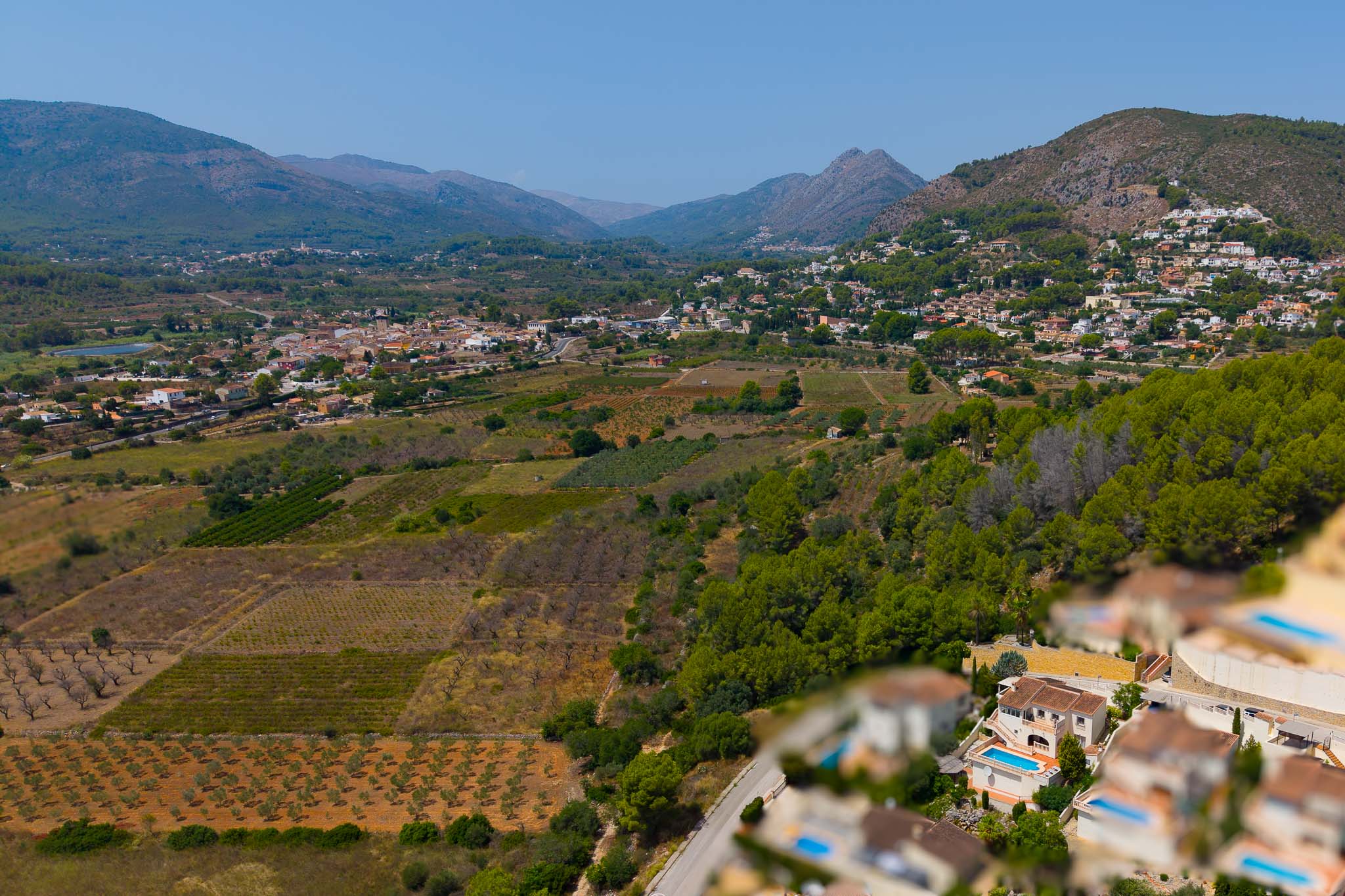 Panoramic valley views