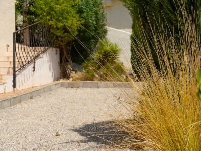 Petanque court and garden