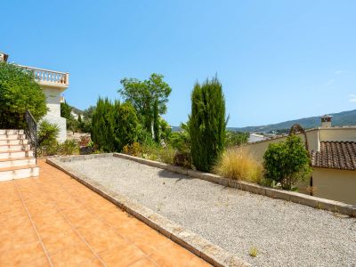 Petanque court in the garden