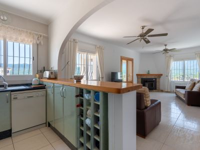 Kitchen and living room