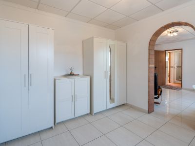 Hallway with archway