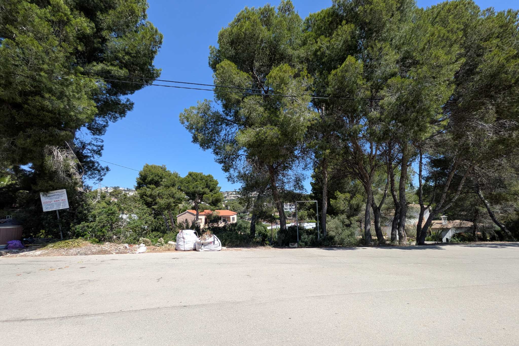 Street view of the plot