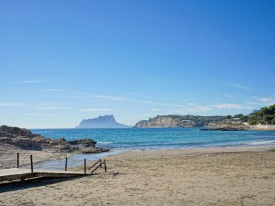 Nearby beach