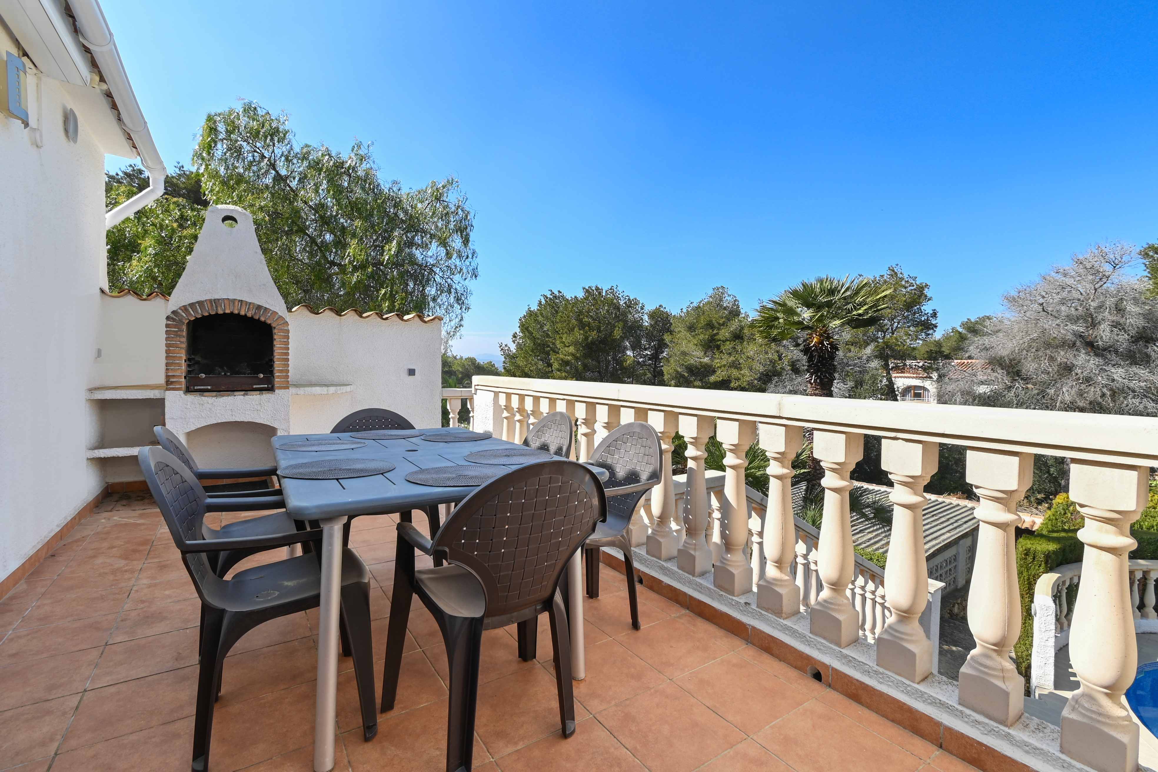Terrace with barbecue