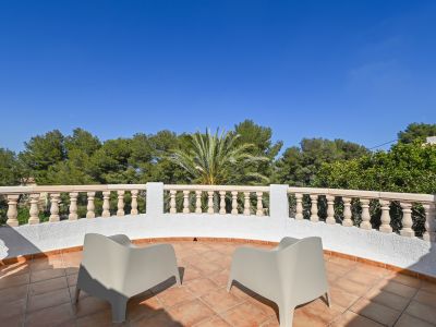 Terrace with open views