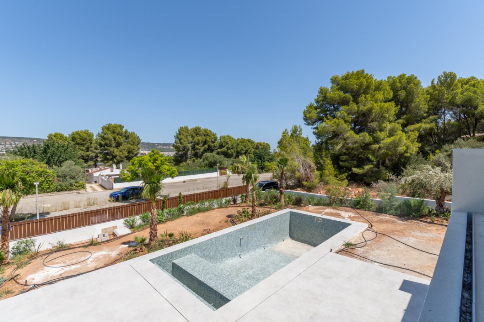 Terrace and swimming pool