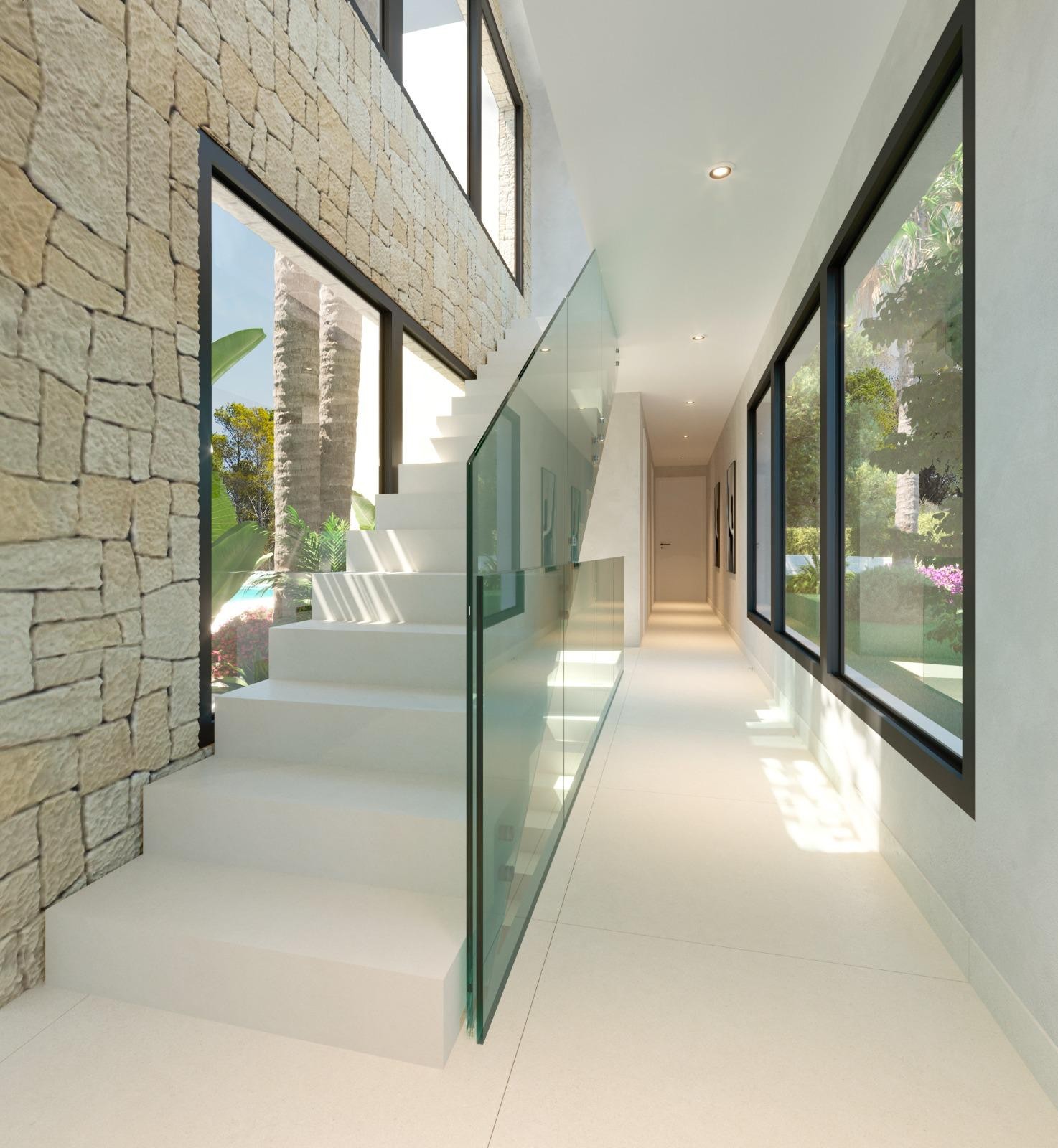 Hallway and staircase
