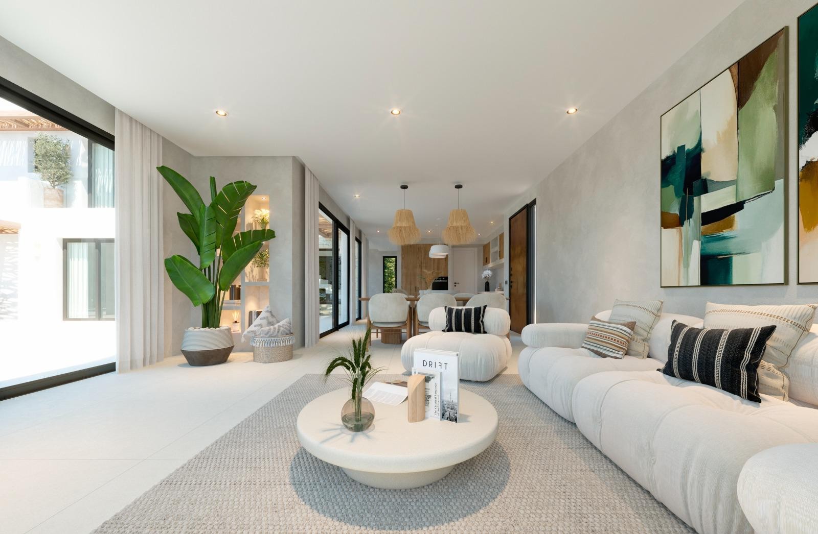 Open-plan living room