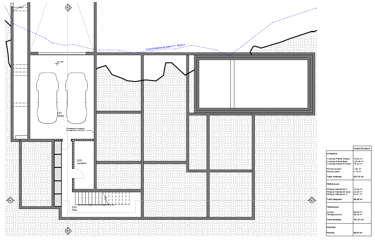 Basement floor plan