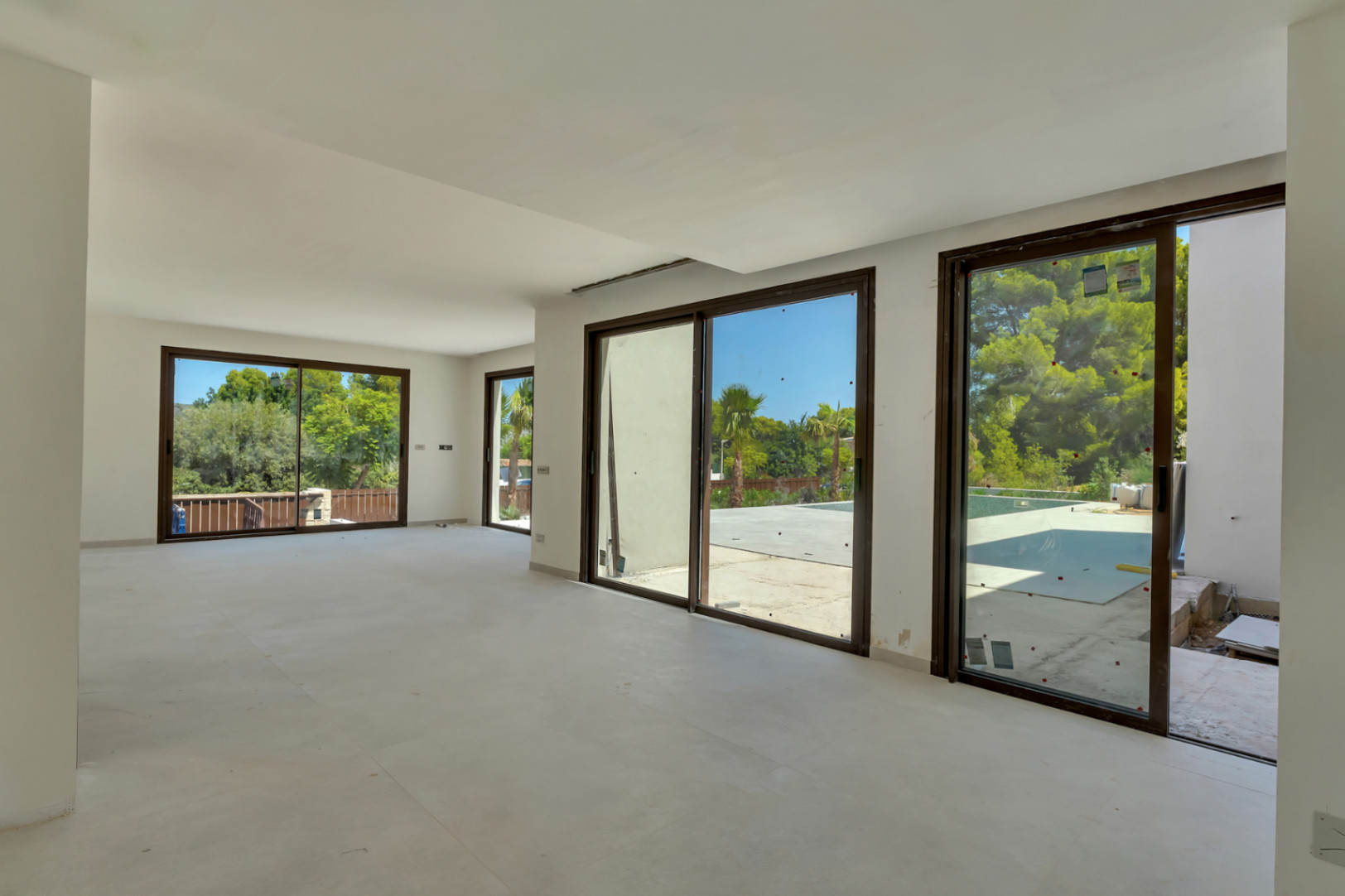 Living room with terrace access