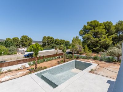 Terrace and swimming pool