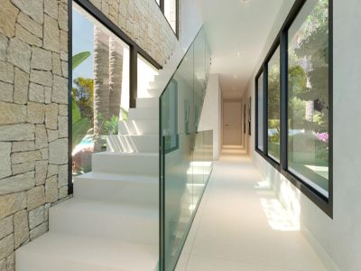 Hallway and staircase