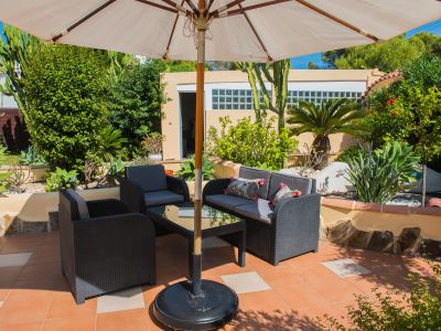 Outdoor terrace and garden