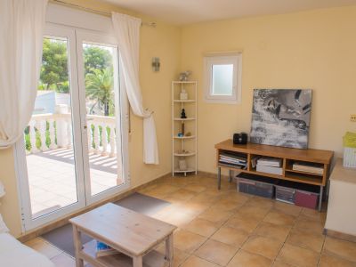 Living room with terrace access