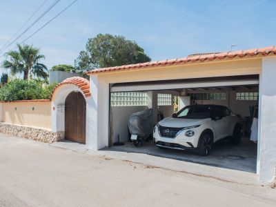 Garage and property entrance