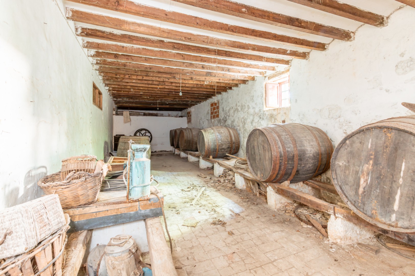 Traditional wine cellar