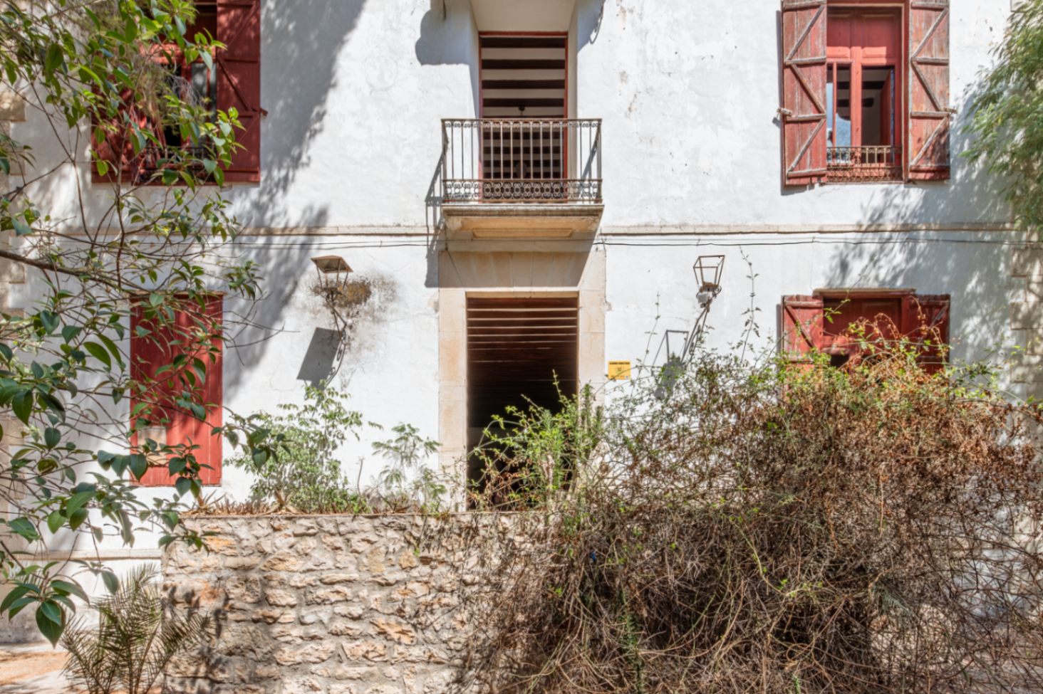 Exterior facade of the estate