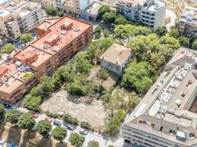 Aerial view of the property