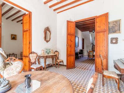 Living room and connecting rooms