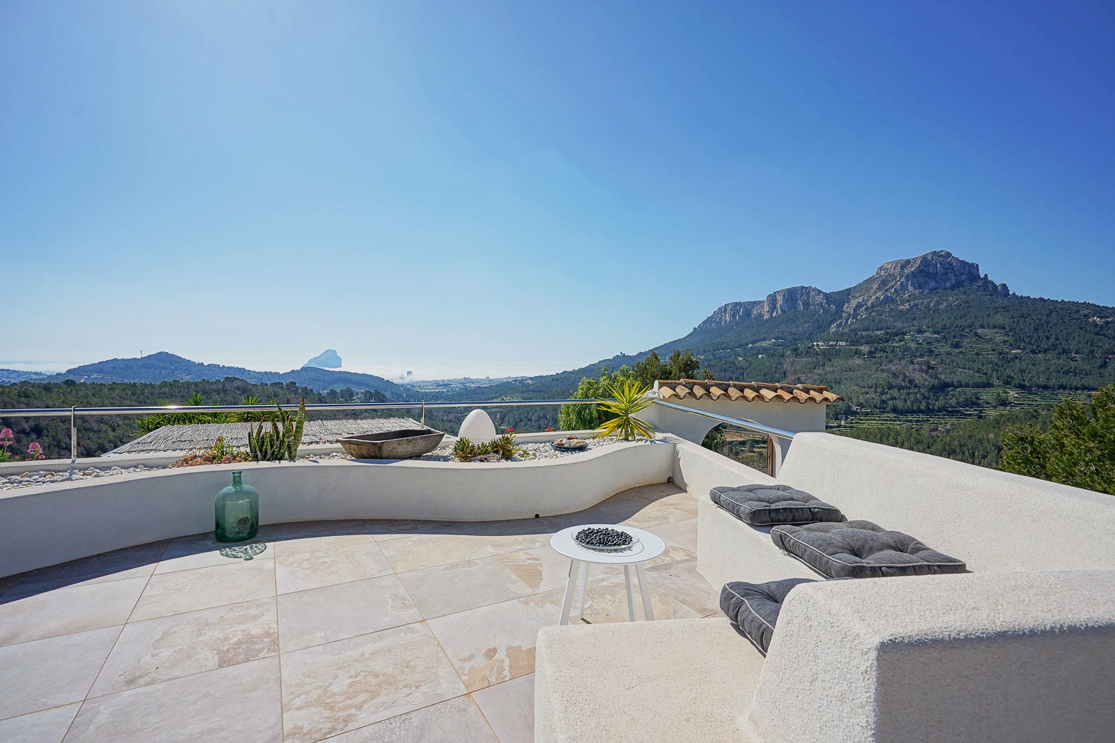 Terrace with panoramic views
