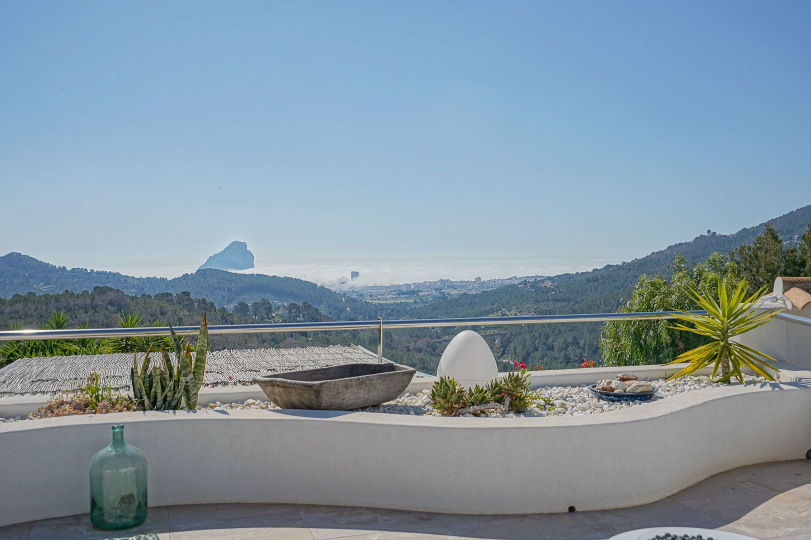 Terrace with panoramic views