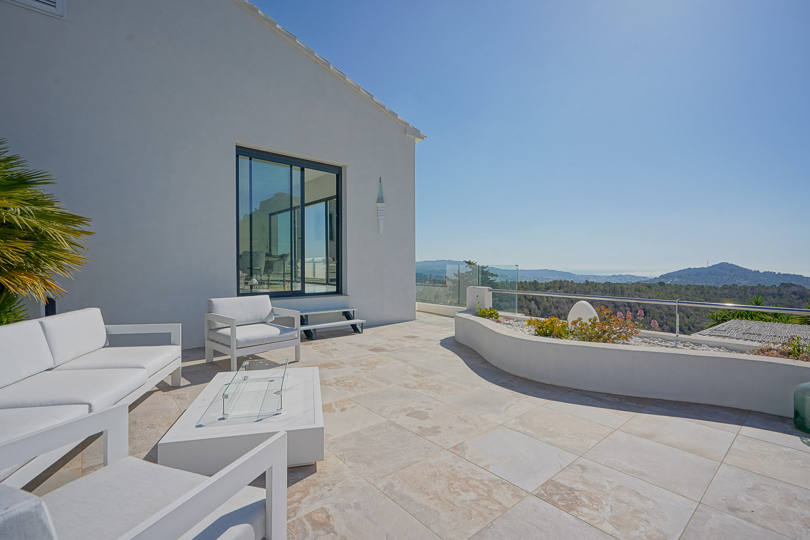 Terrace with panoramic views