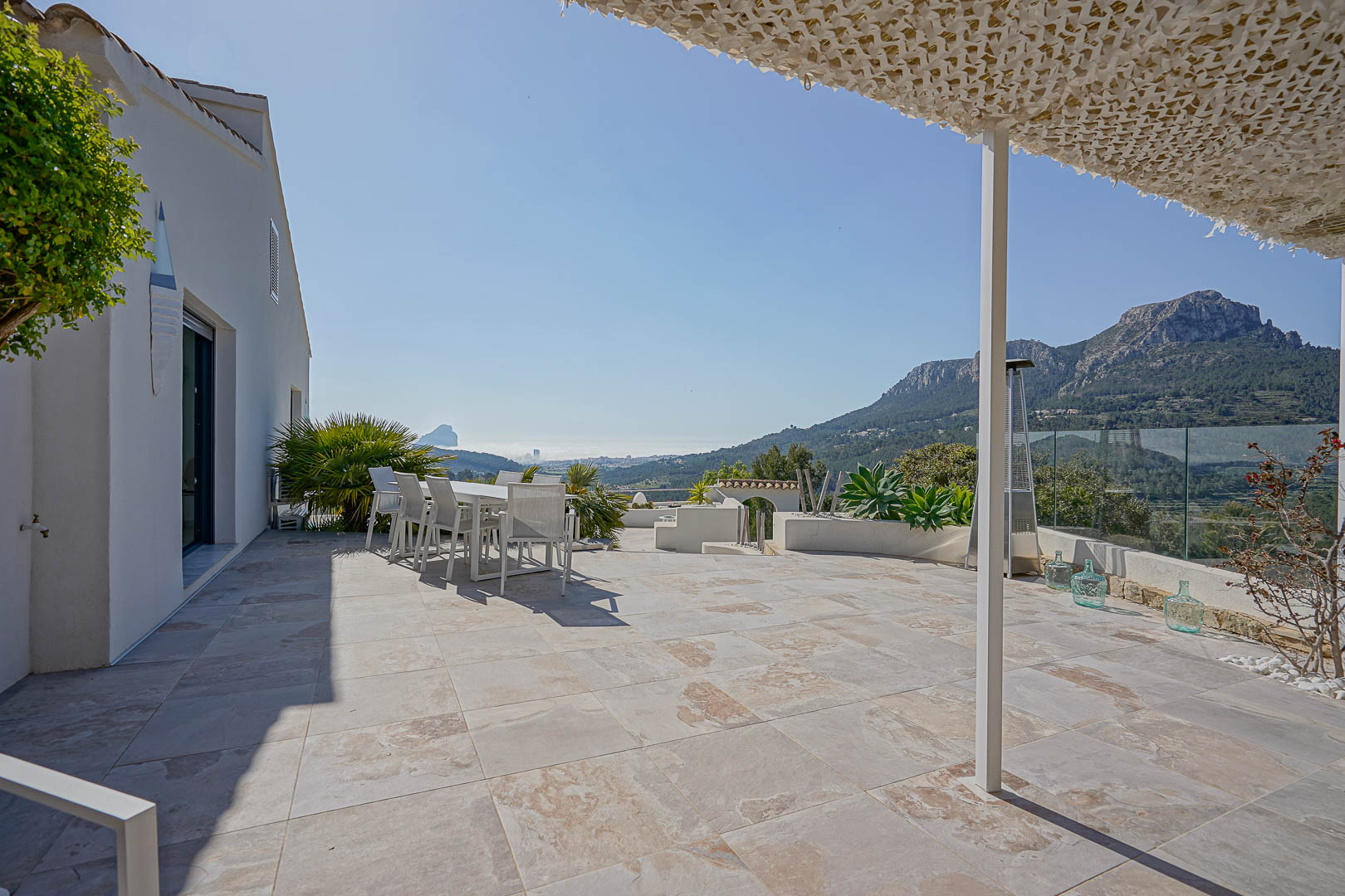 Terrace with panoramic views