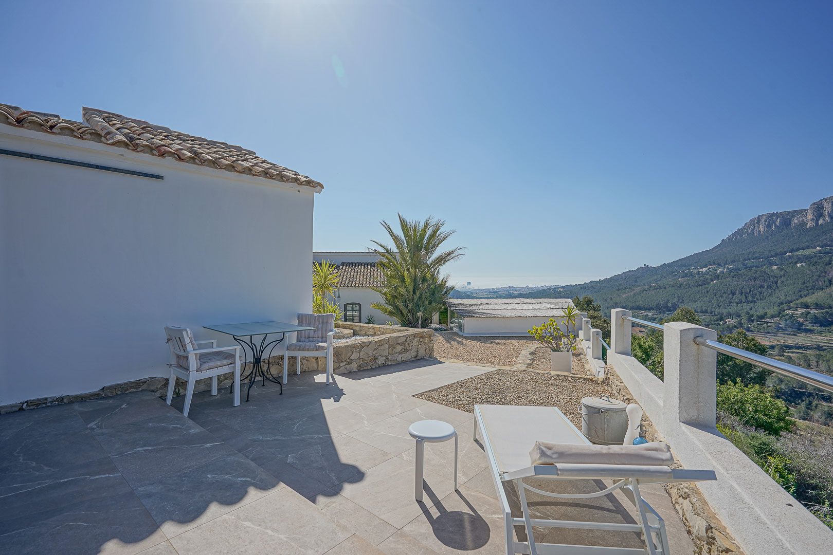 Terrace with panoramic views