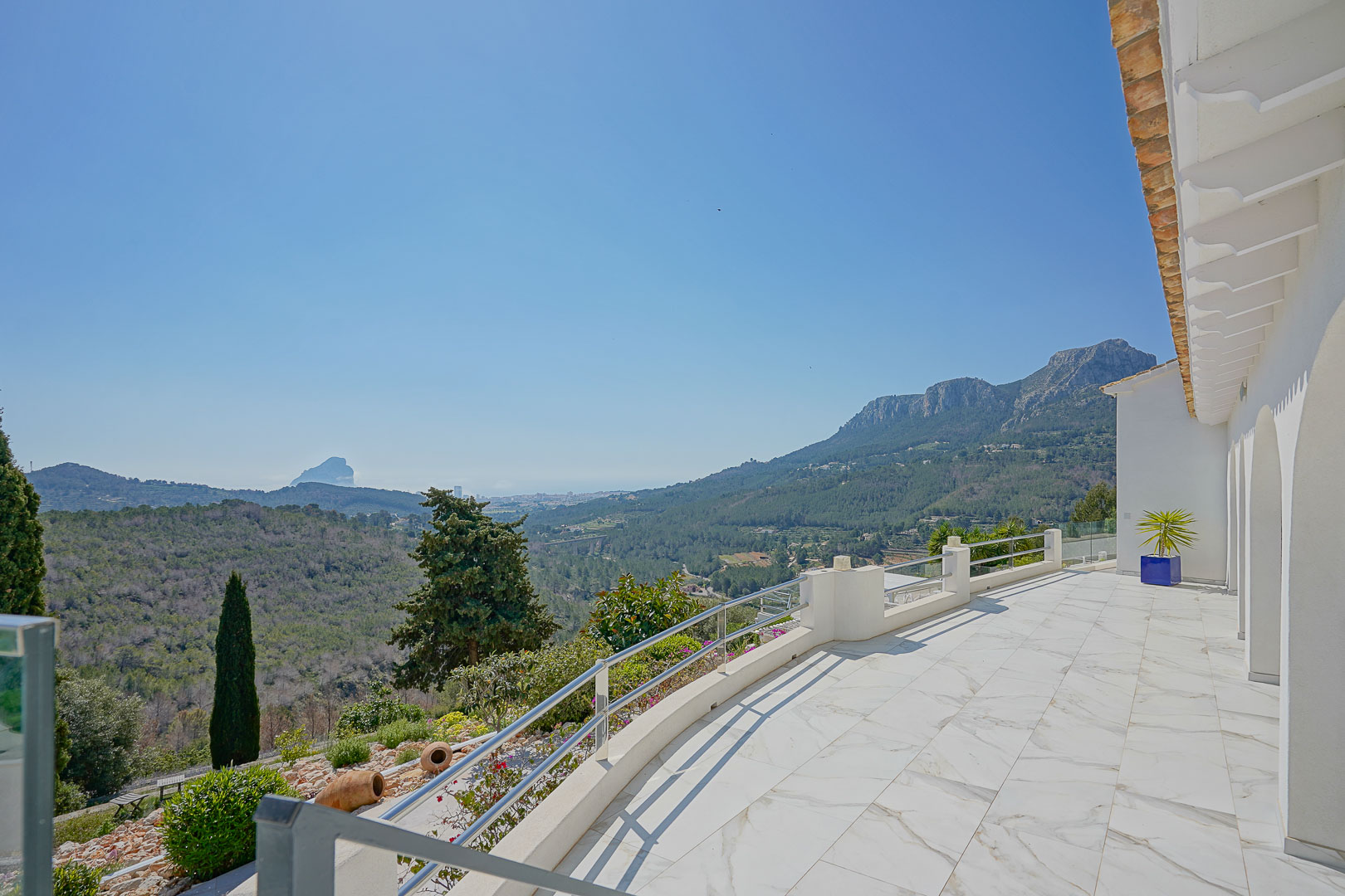 Terrace with panoramic views
