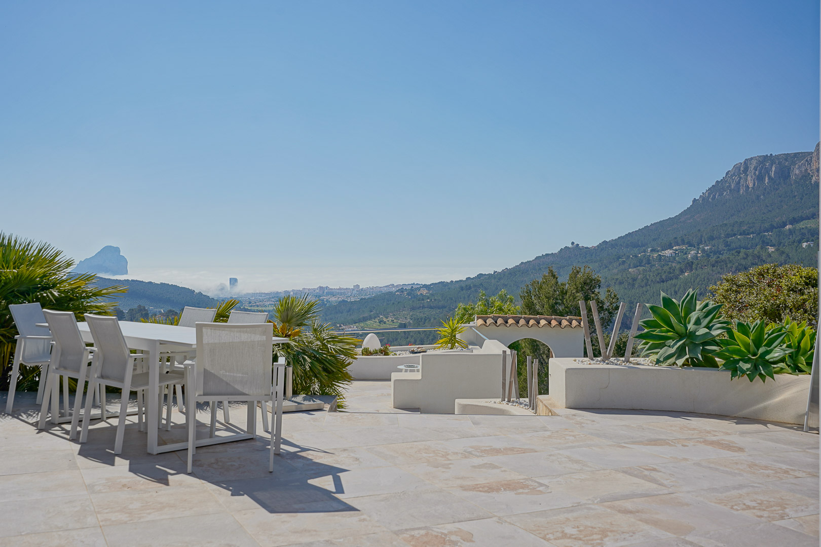 Terrace with panoramic views