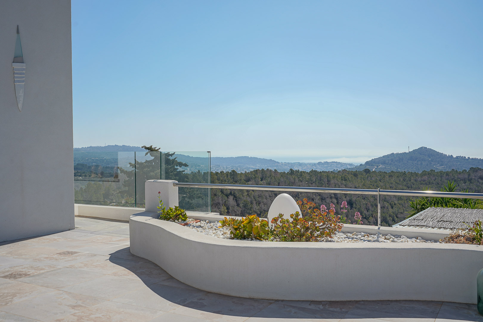 Terrace with panoramic views