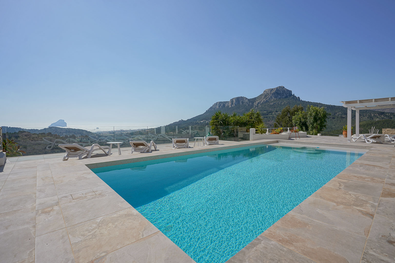 Swimming pool with panoramic views