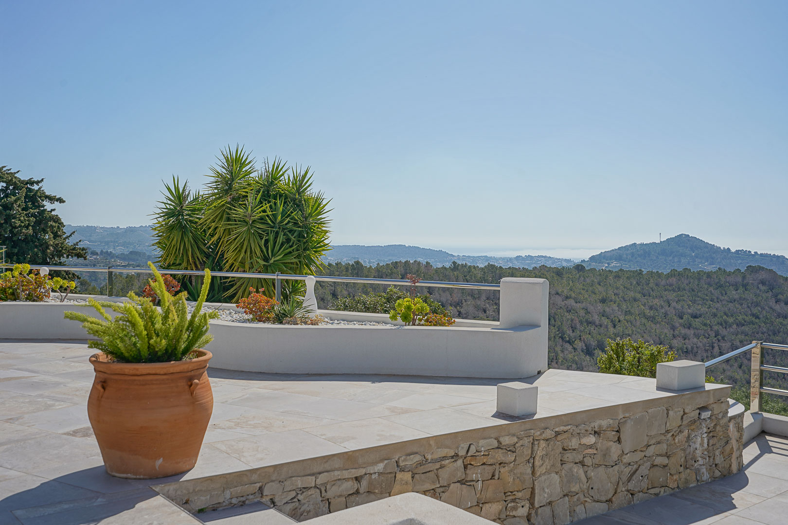 Terrace with panoramic views