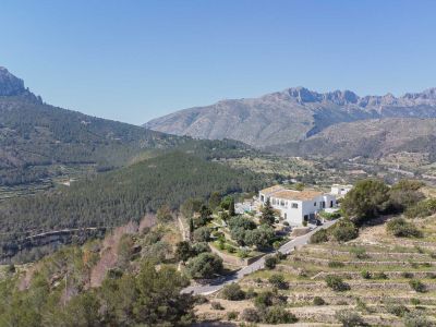 Aerial view of the property