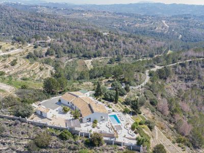 Aerial view of the property