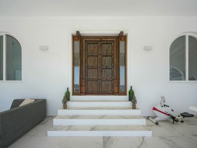 Main entrance to the villa