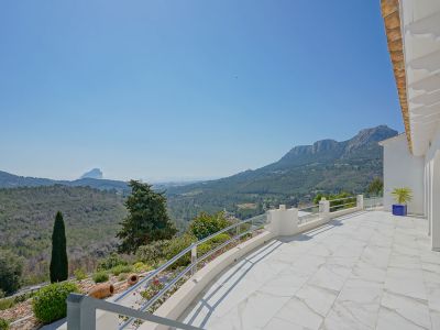 Terrace with panoramic views