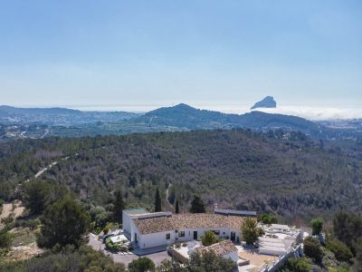Aerial view of the property