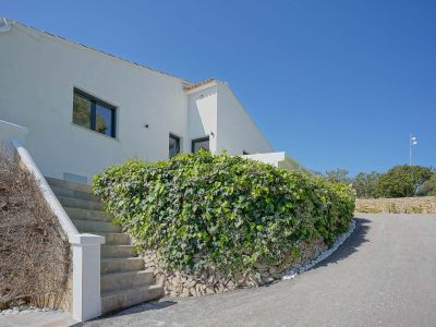 Villa exterior and driveway