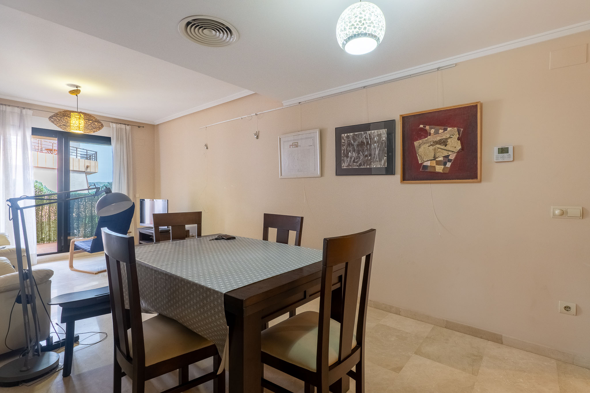 Living and dining area