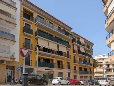 Apartment building exterior