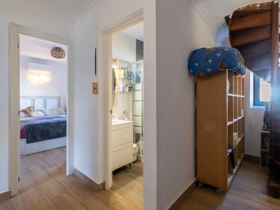 Hallway with staircase