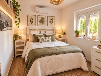 Bedroom with window