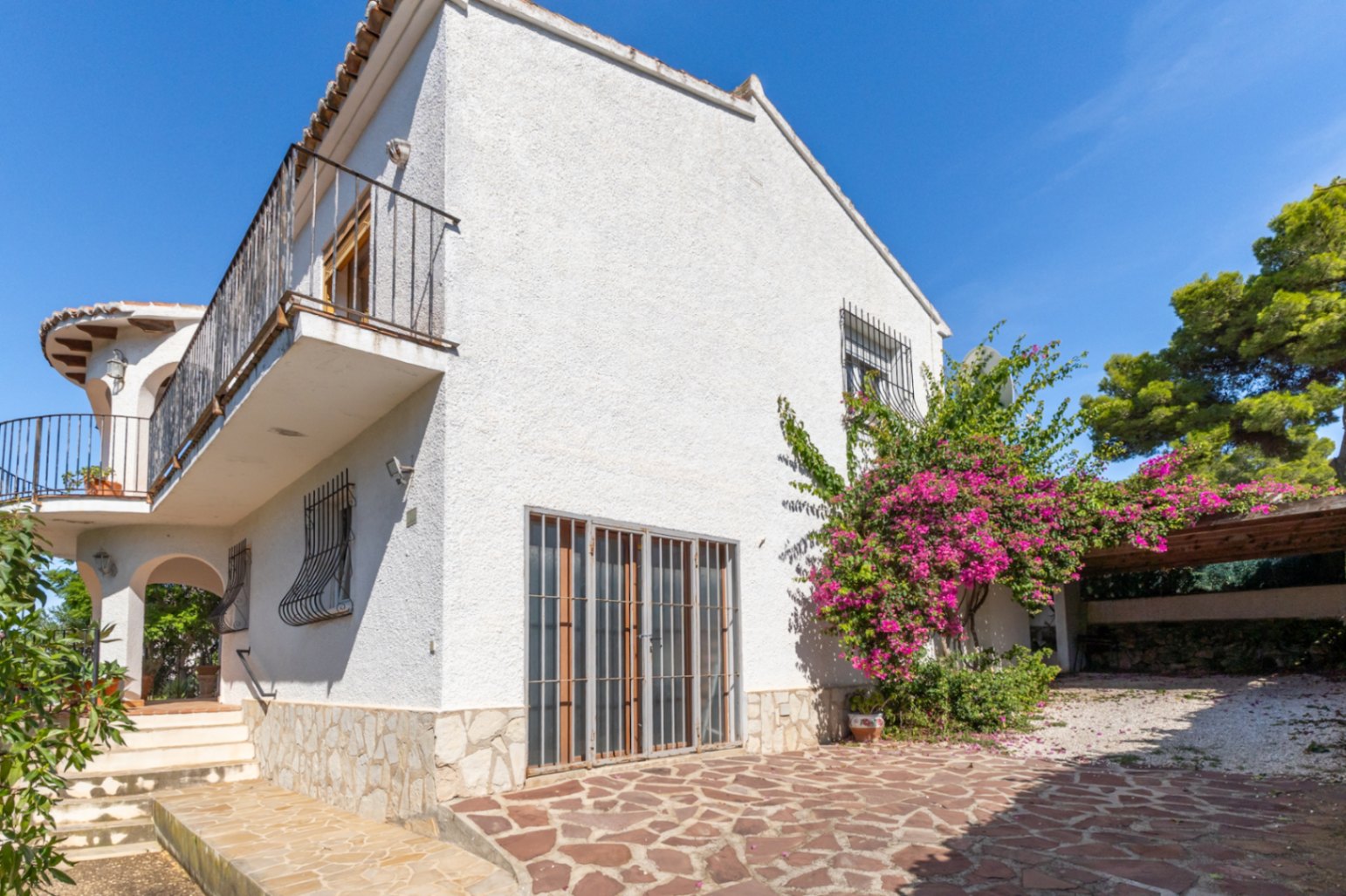 Exterior of the house